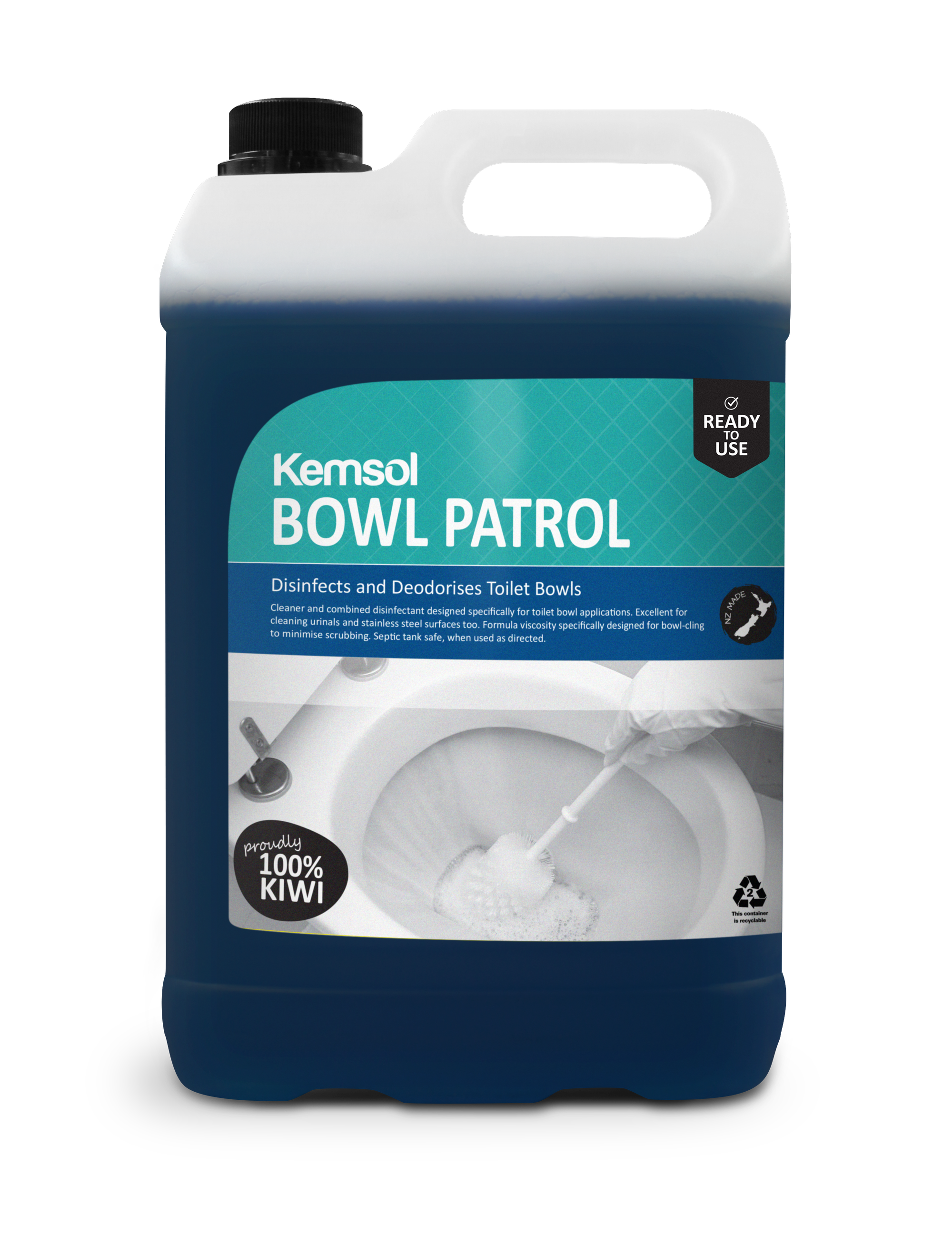 Kemsol Bowl Patrol Disinfects and Deodorises Toilet Bowls