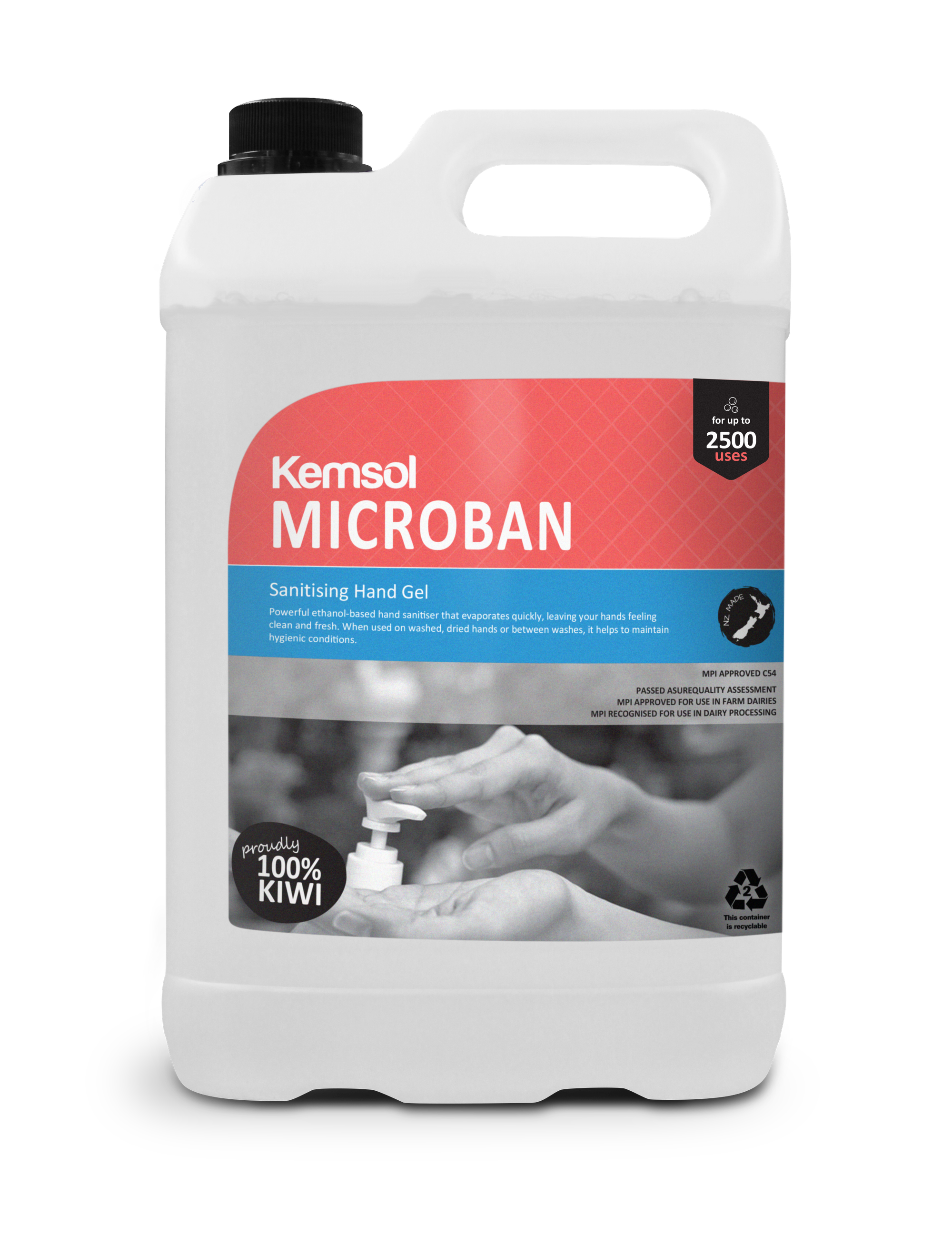 Kemsol Microban Sanitising Hand Gel