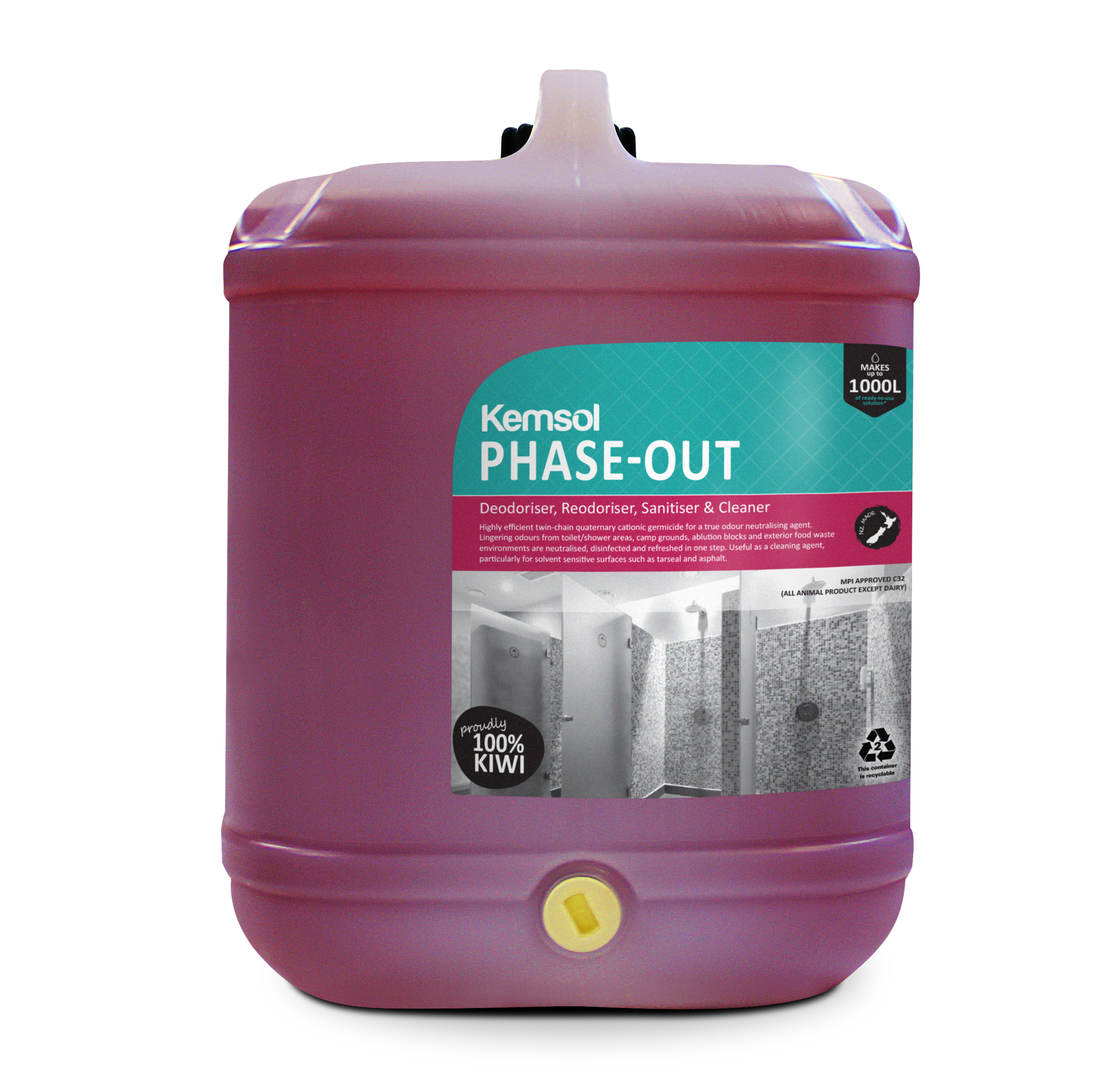 Kemsol Phase-Out Deodoriser, Re-odoriser, Sanitiser & Cleaner