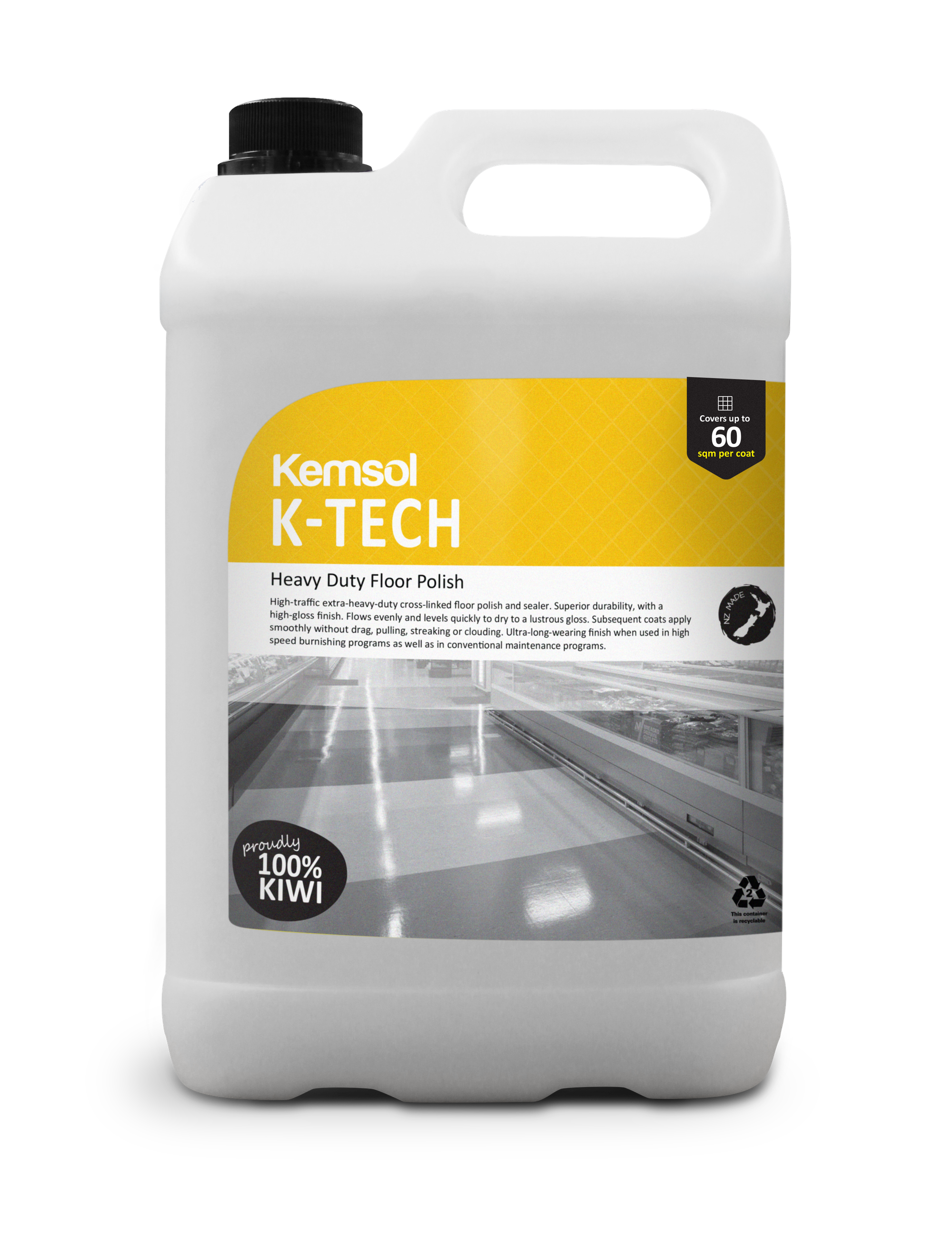 Kemsol K-Tech Heavy-Duty Floor Polish 5L