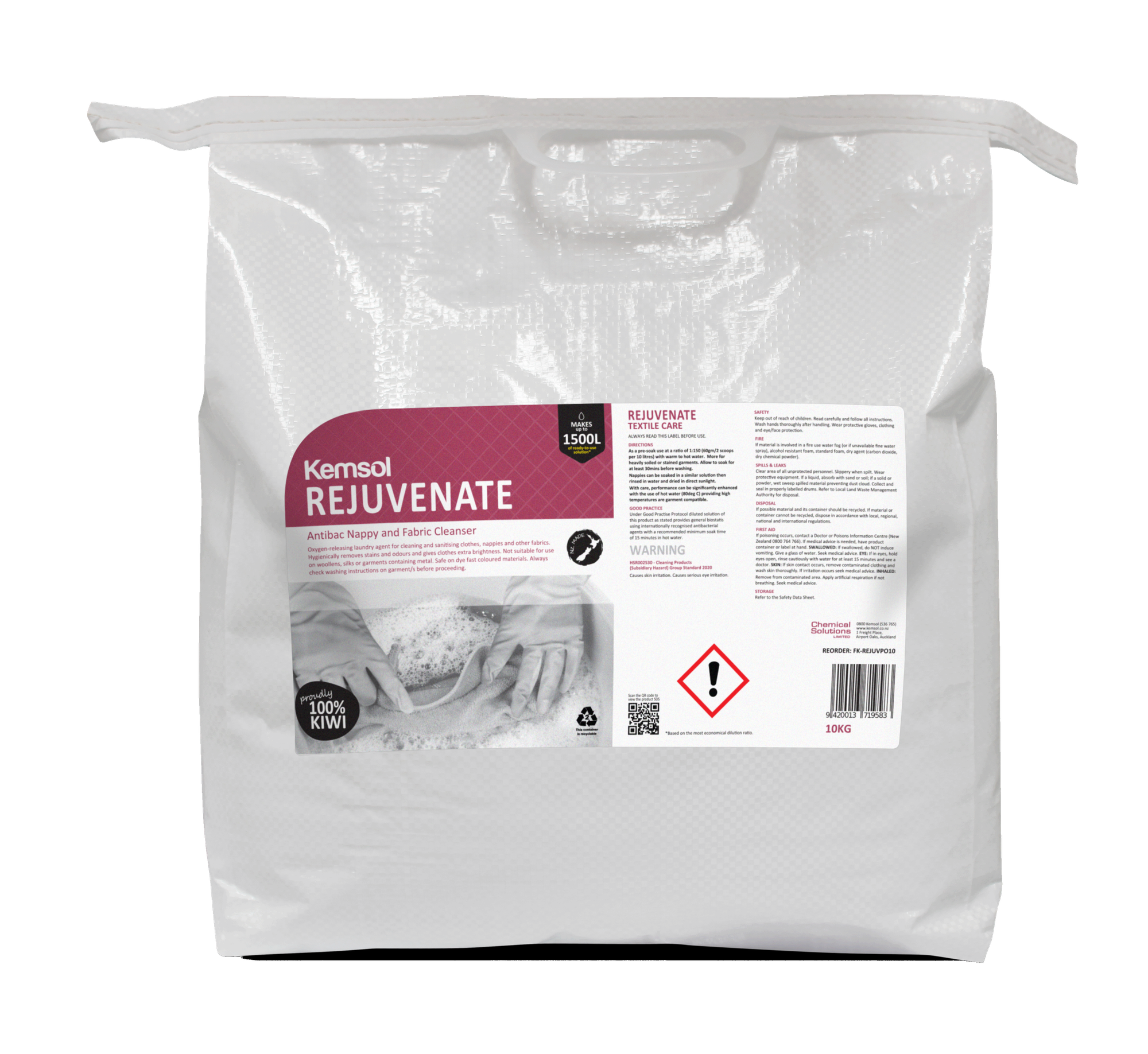 Kemsol Rejuvenate Antibacterial Nappy and Fabric Cleanser