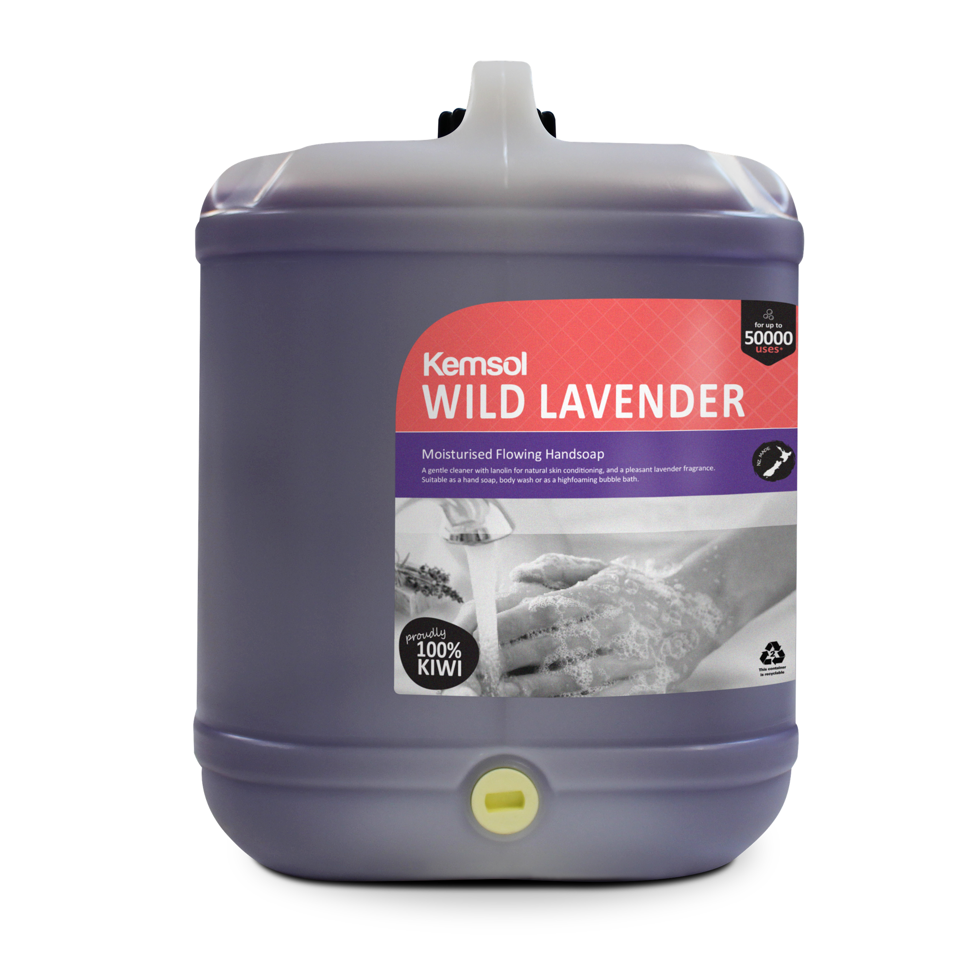 Kemsol Wild Lavender Moisturising Flowing Hand Soap