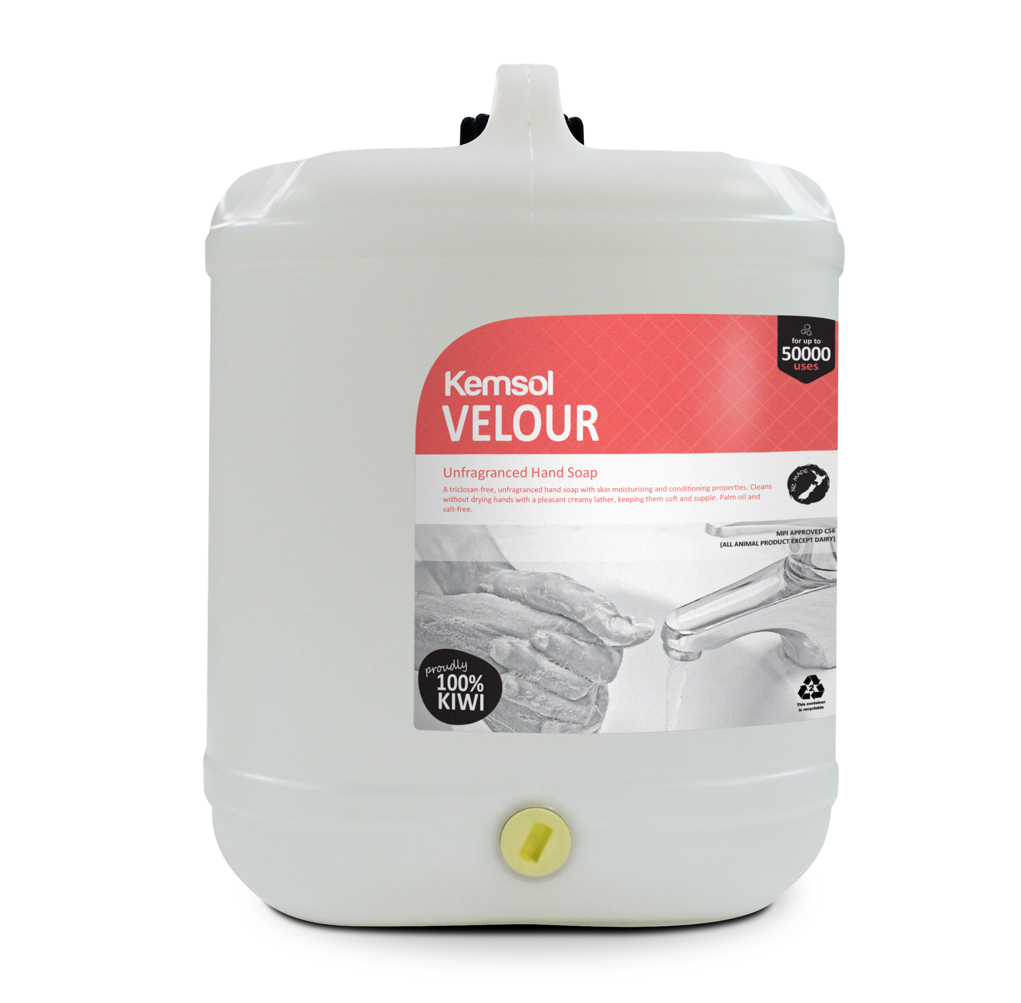 Kemsol Velour Unfragranced Hand Soap