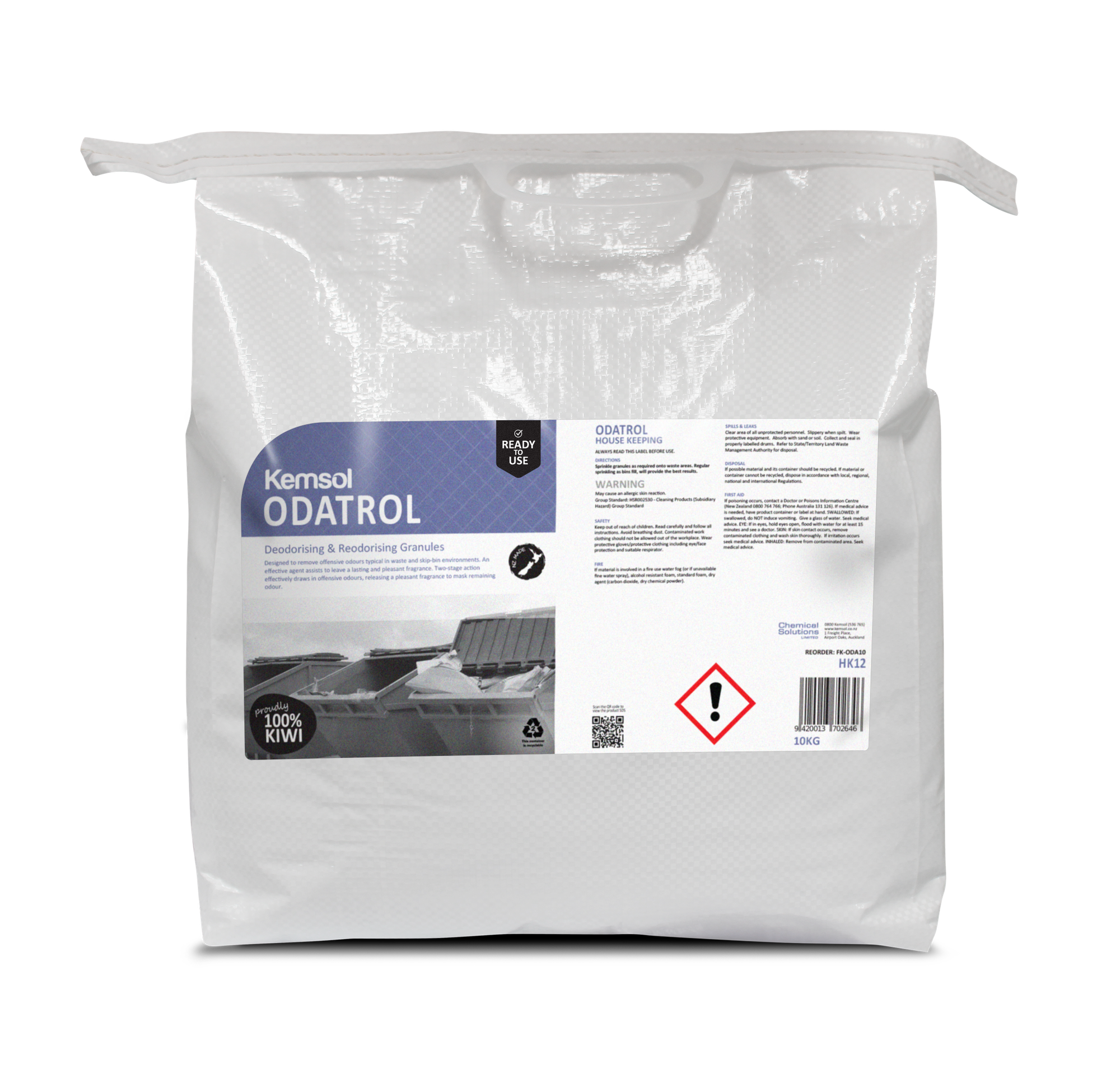 Kemsol Odatrol Deodorising & Reodorising Granules