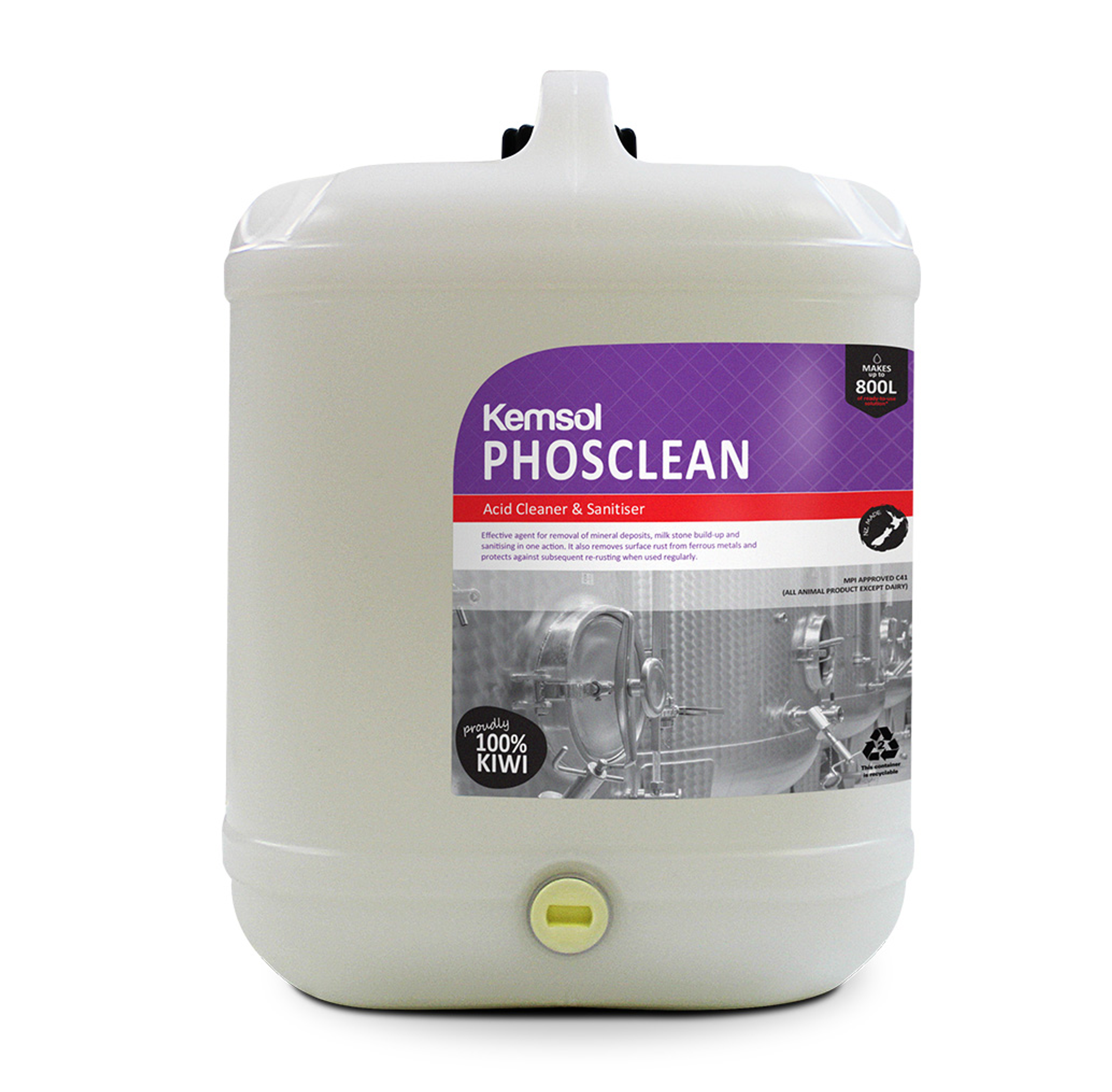 Kemsol Phosclean Acid Cleaner & Sanitiser