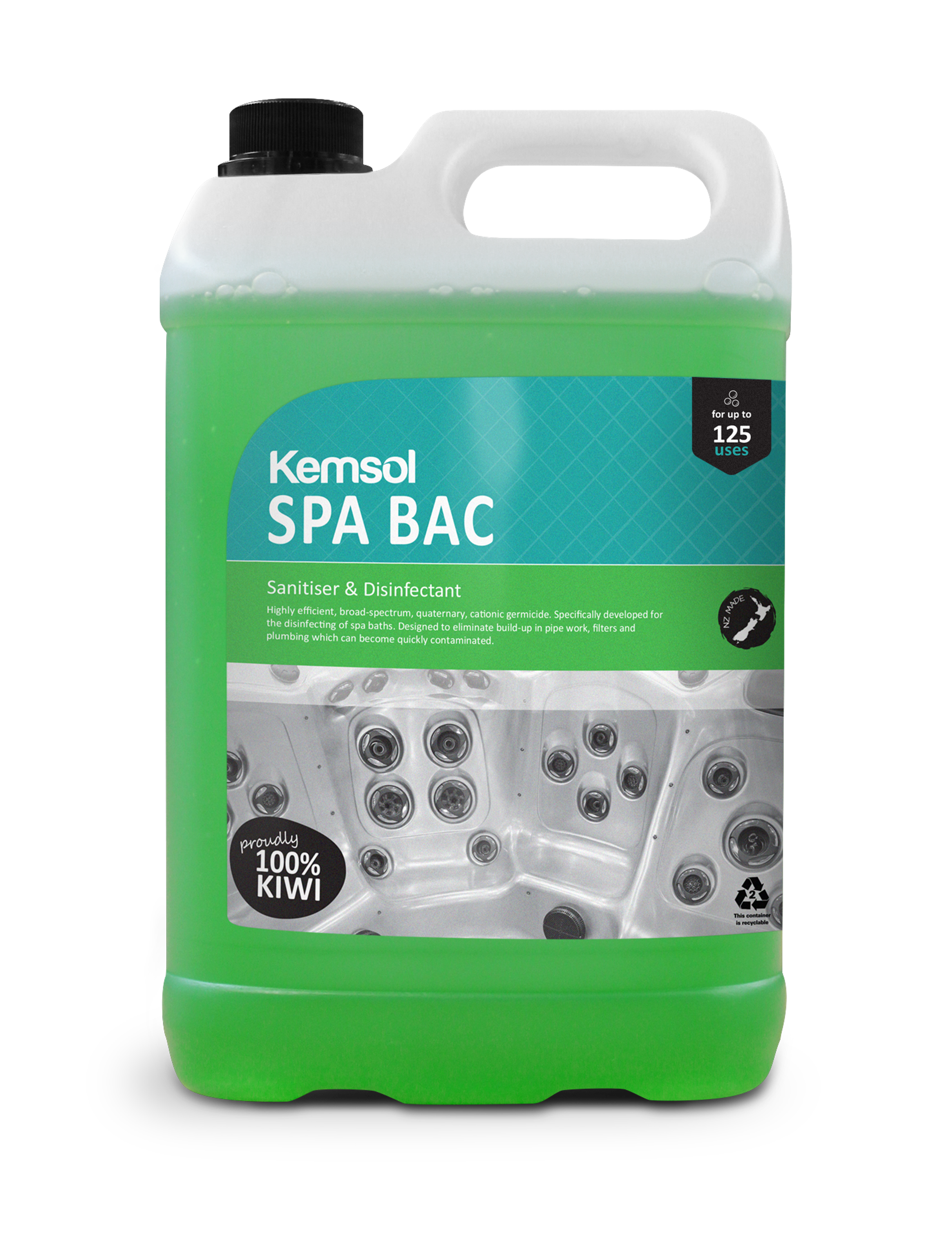 Kemsol Spa Bac Sanitiser & Disinfectant 5L