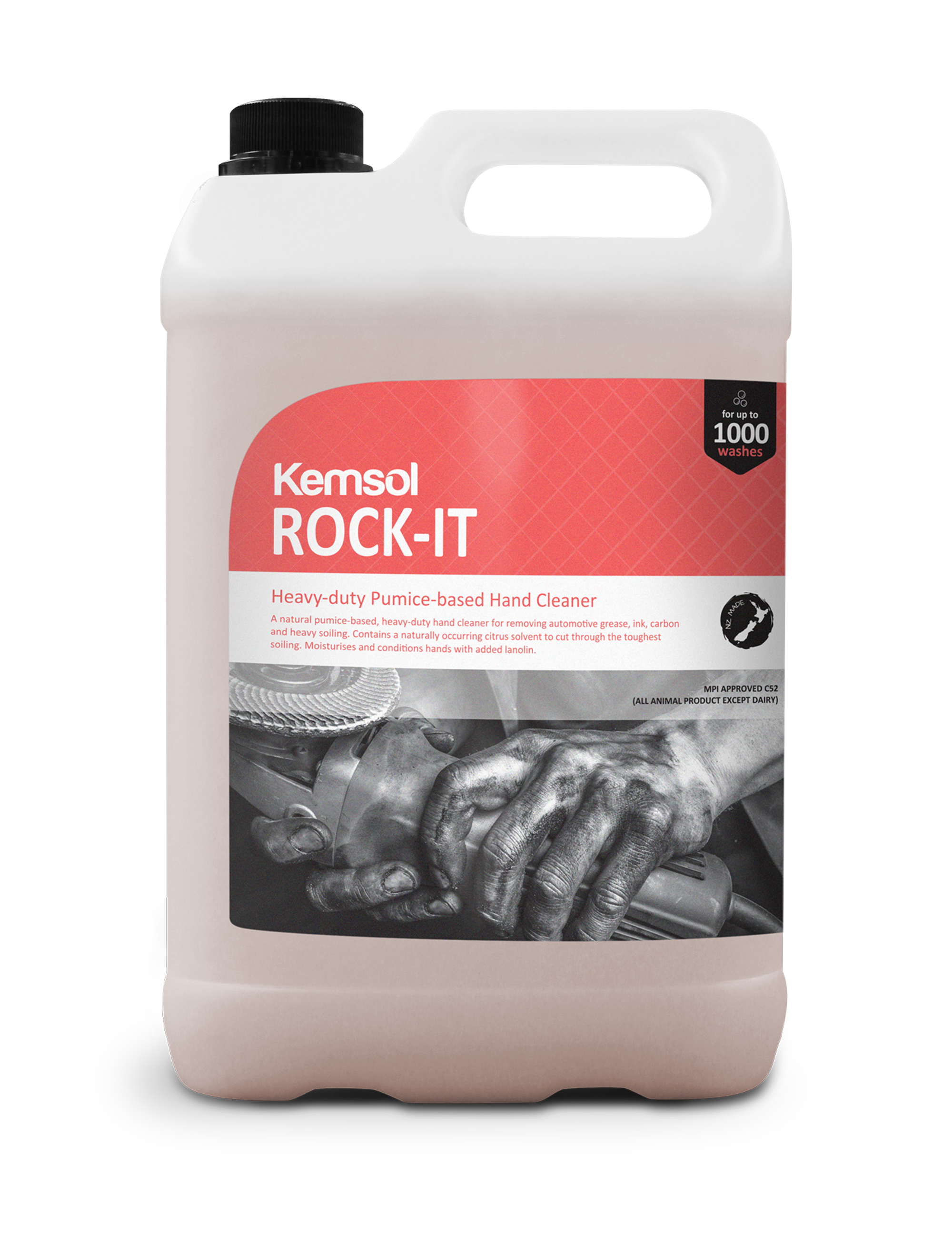 Kemsol Rock-It Heavy Duty Pumice Based Hand Cleaner 4Ml Shot 4L Cartridge