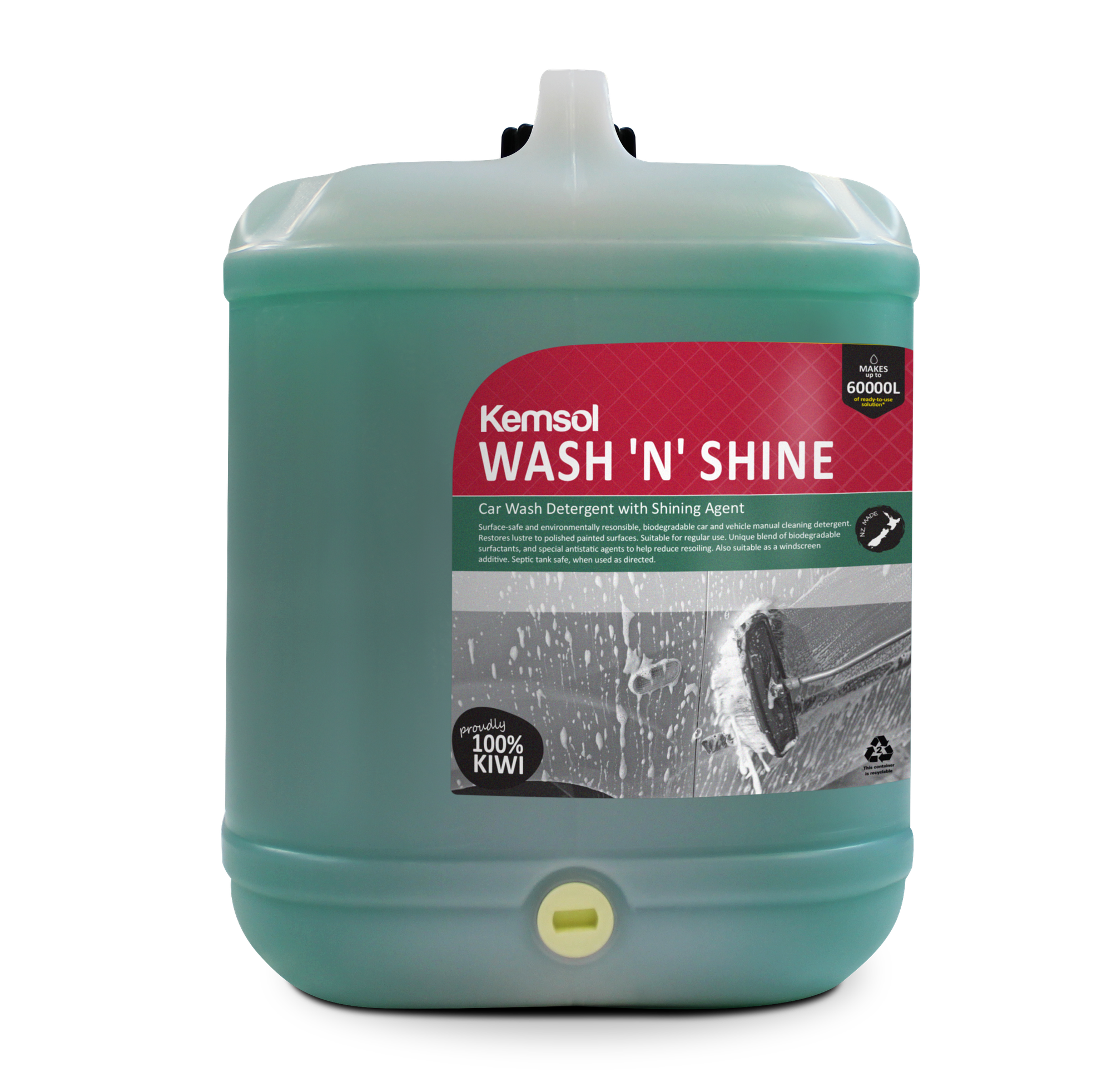 Kemsol Wash 'n' Shine Car Wash Detergent with Shining Agent