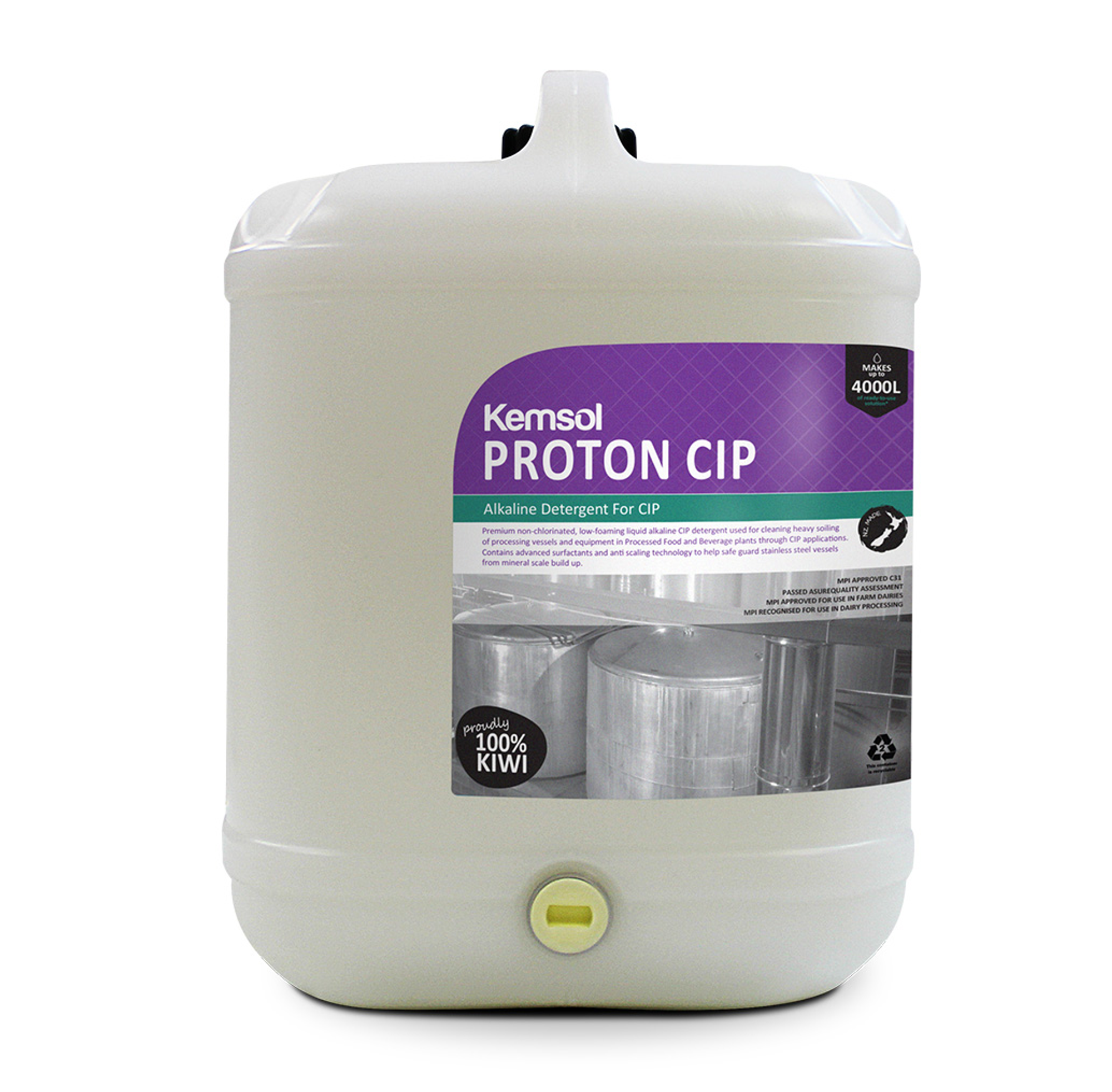 Kemsol Proton CIP Alkaline Detergent For CIP