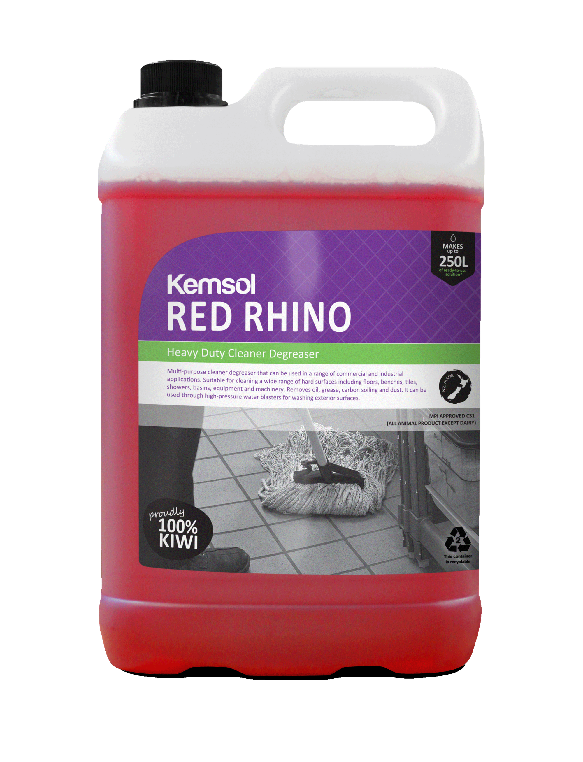 Kemsol Red Rhino Heavy-Duty Cleaner Degreaser