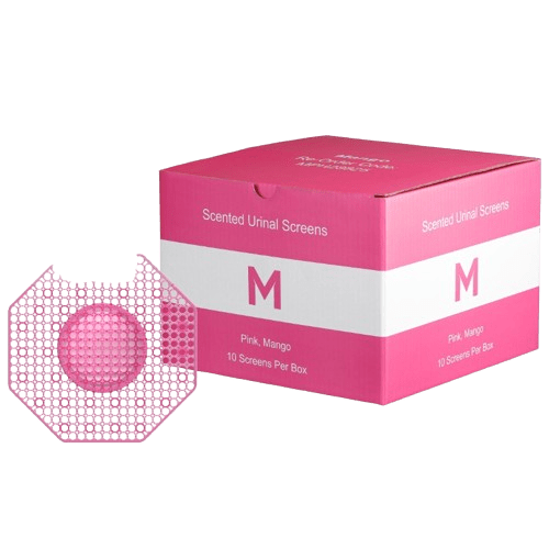Urinal Block Screen, Mango, Pink, Enzyme (10) - NZ Packaging