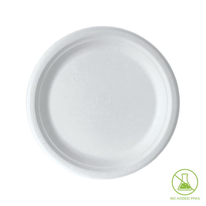 Vanguard 9 Inch Sugarcane Plate - NZ Packaging