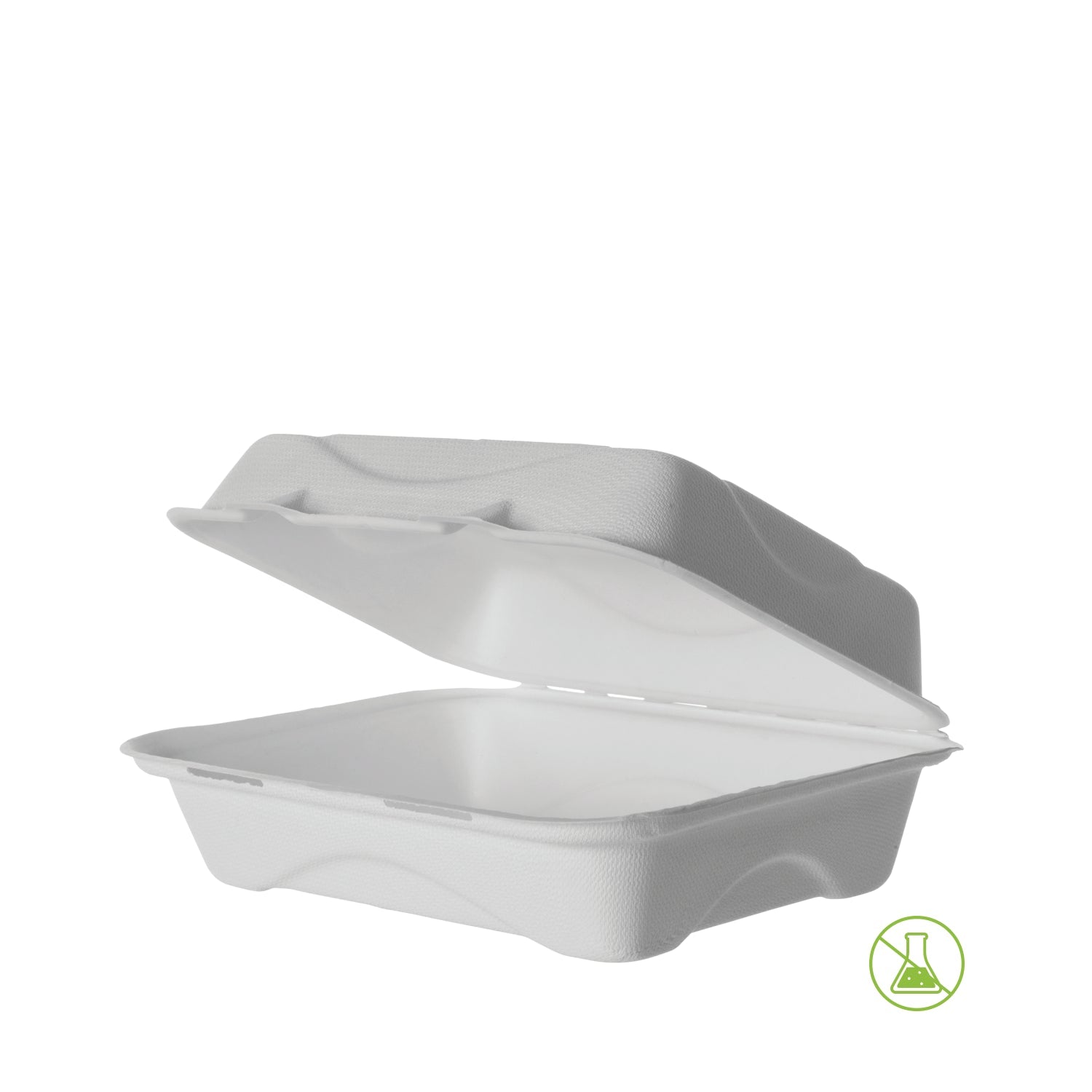 Vanguard 9x6x3in Sugarcane Clam - NZ Packaging