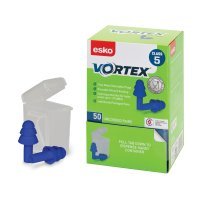 Vortex Earplugs Tpr Uncorded Class 5, 50 Pairs Dispenser Box - NZ Packaging