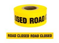 Warning Tape - Road Closed 75mm X 250m (Yellow) - NZ Packaging
