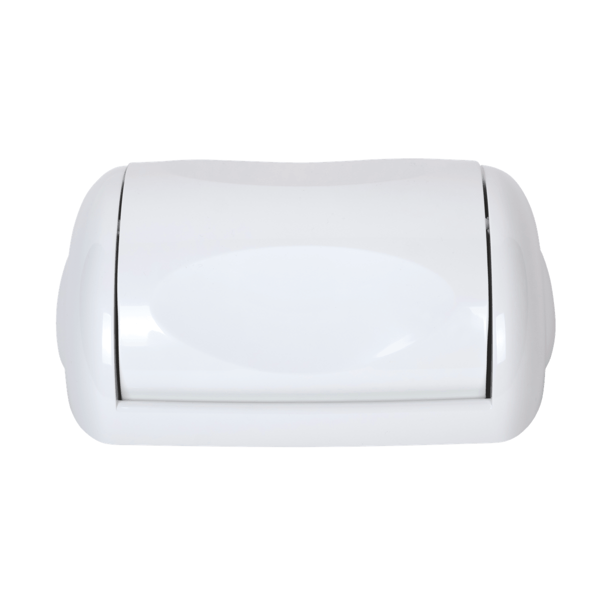 Waste Paper Bin White 23Lt - Swing Lid - NZ Packaging