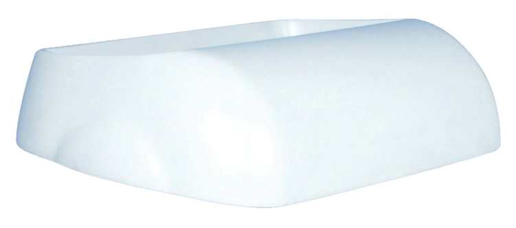 Waste Paper Bin White 43Lt - Lid - NZ Packaging