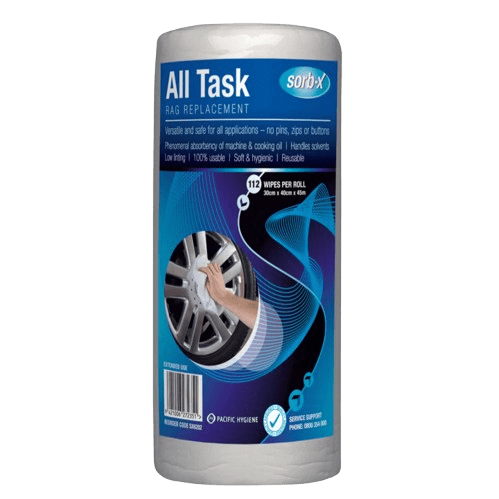 Wipes All Task Sorb-X White 30cm X 40cm X 45m - NZ Packaging