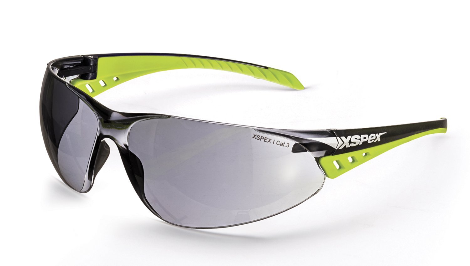 Xspex Safety Spec Smoke Lens, Wraparound Style, Soft Rubber Sidearms, Anti-Fog & Anti-Scratch, Asnzs 1337.1 - NZ Packaging