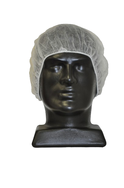 Bouffant Cap, White, 55cm (100)